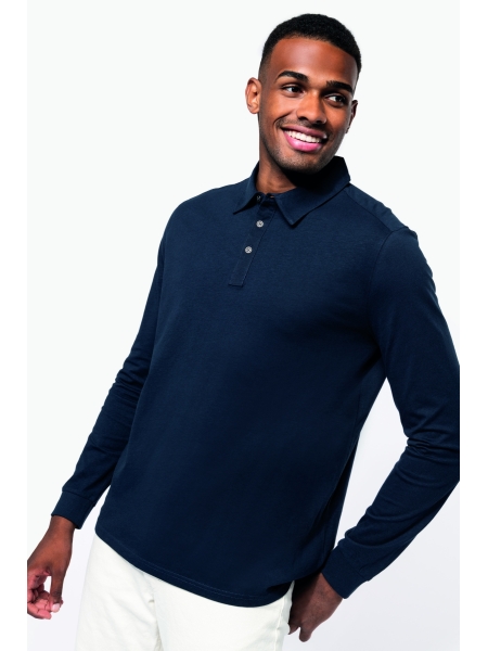 Polo stampate personalizzate da uomo cotone pettinato Kariban Jersey