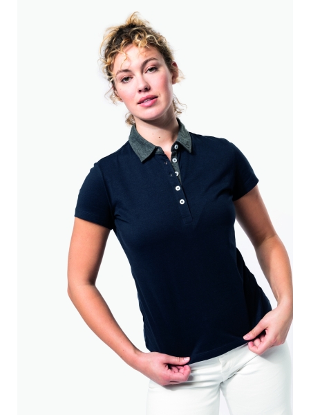 Polo da donna personalizzata Kariban jersey