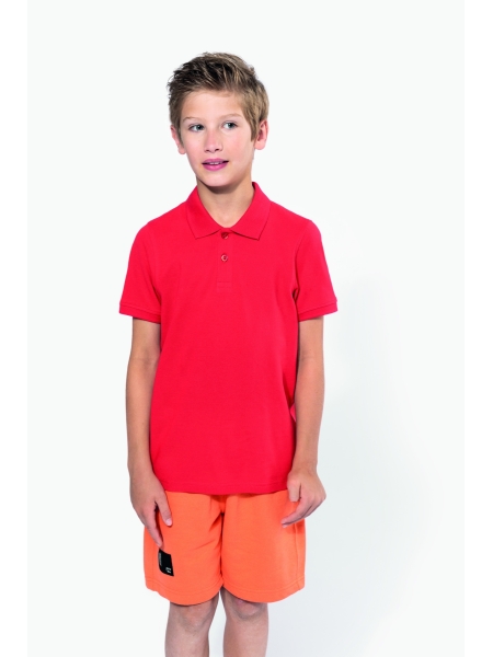 Polo bambino manica corta personalizzata Kariban Basic