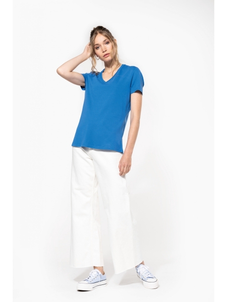 Magliette colorate personalizzate da donna Kariban Organic