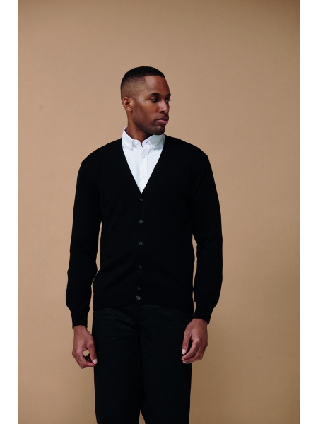 Cardigan uomo con bottoni Henbury