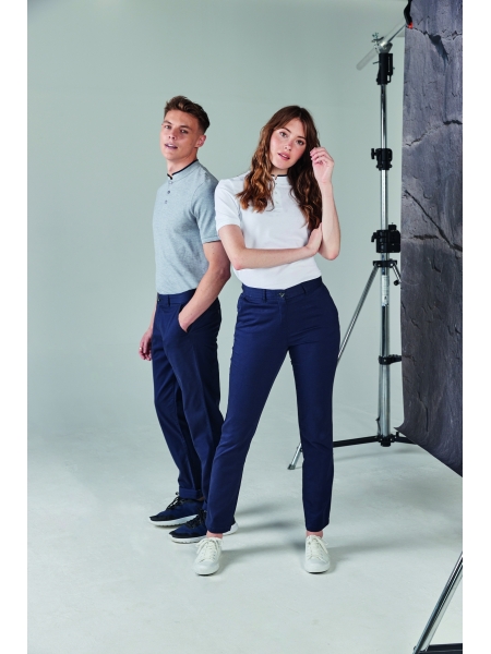 Pantalone uomo personalizzato Front Row & Co Chino Stretch