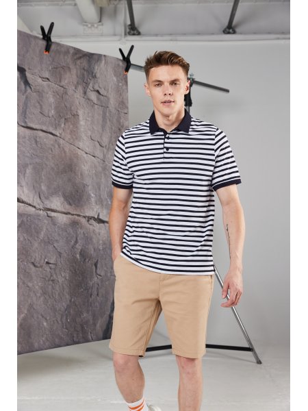 Polo unisex personalizzabile Front Row & Co Jersey