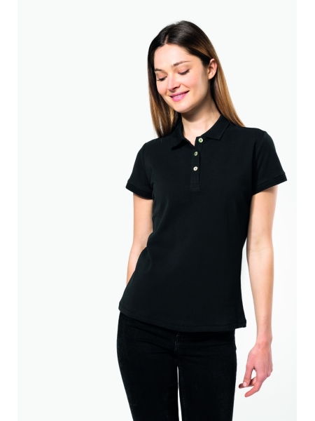 Polo donna da lavoro ufficio personalizzata Kariban Supima® Corporate