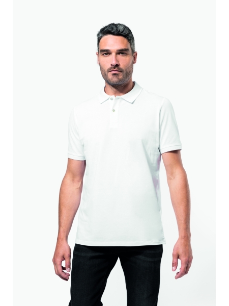 Magliette polo con logo aziendale personalizzabile da uomo Kariban Supima Corporate