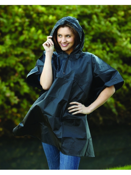 Poncho antipioggia leggero unisex personalizzato Yoko