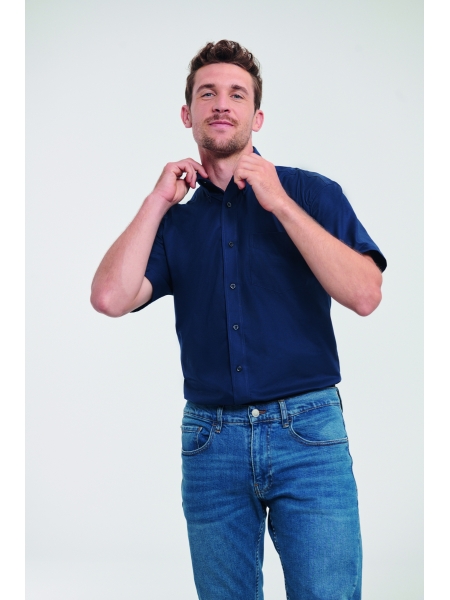 Camicie uomo maniche corte da personalizzare Russell Oxford