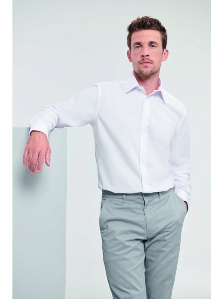 Camicia in cotone e poliestere da uomo Russell Oxford