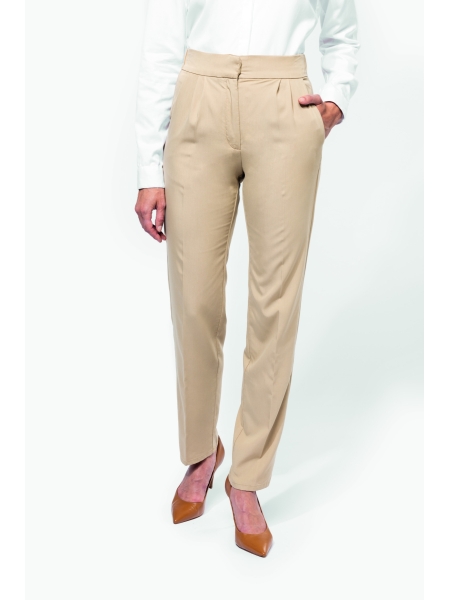 Pantaloni con piega donna personalizzati Kariban premium