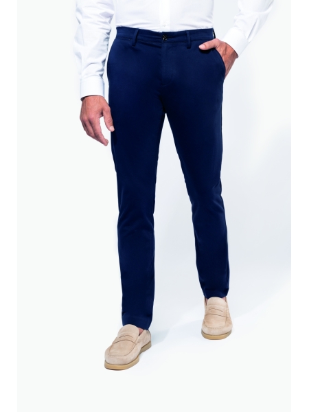 Pantaloni in twill da uomo personalizzati Kariban Premium Chino