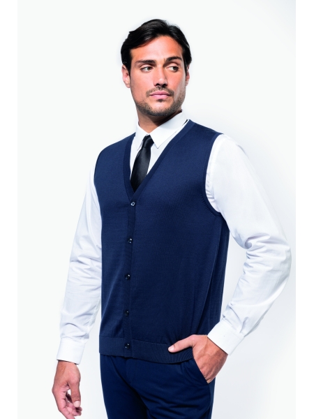 Gilet da uomo personalizzato Kariban Premium Supima®