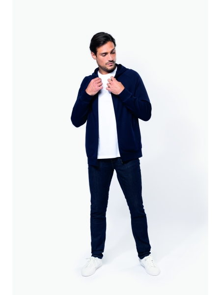 Felpe uomo con zip e cappuccio Kariban Premium