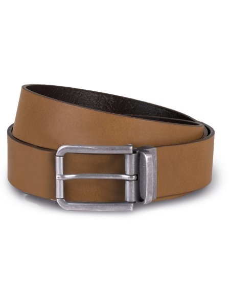 Cintura da uomo taglio vivo personalizzabile K-up 35 mm