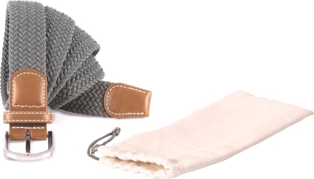 Cintura unisex intrecciata con custodia in cotone personalizzabile Kariban