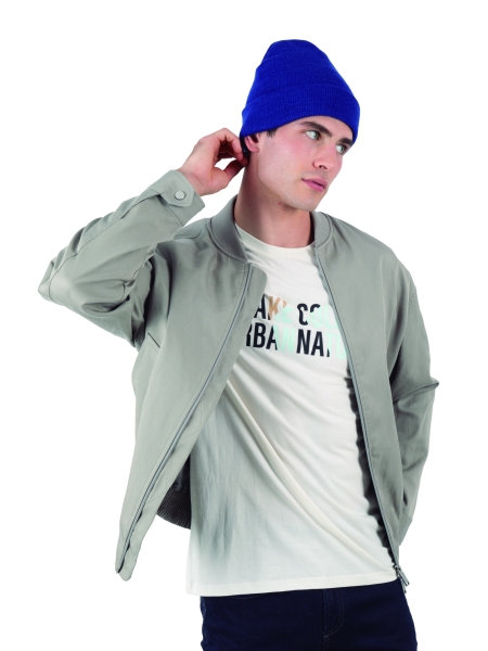 Cappello invernale personalizzato K-up con risvolto a maglia reciclato