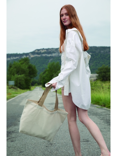 Shopper in cotone personalizzato Ki-mood Recycled Cotton