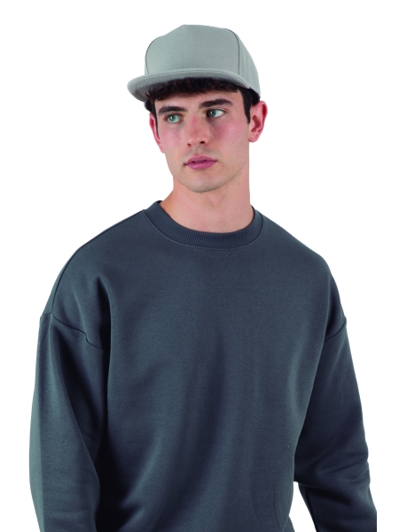 Cappelli visiera piatta personalizzati K-up 5 pannelli poliestere 300