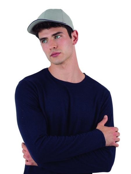 Cappello rap e snapback personalizzato K-up con visiera sandwich a contrasto 6 panelli