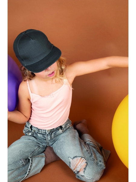 Cappellino per bambini rap e snapback personalizzato K-up 5 pannelli