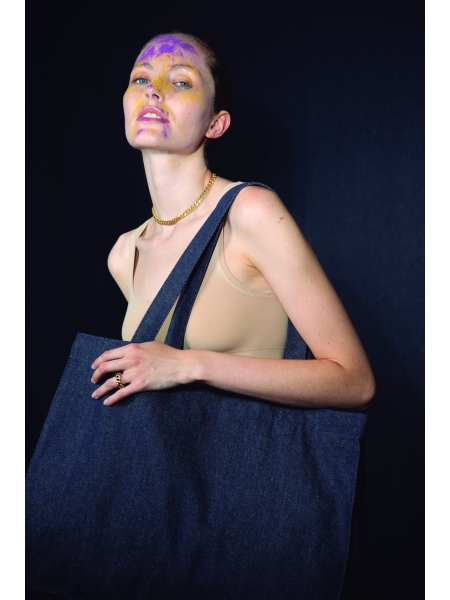 Shopper denim grandi personalizzate Ki-mood Denim