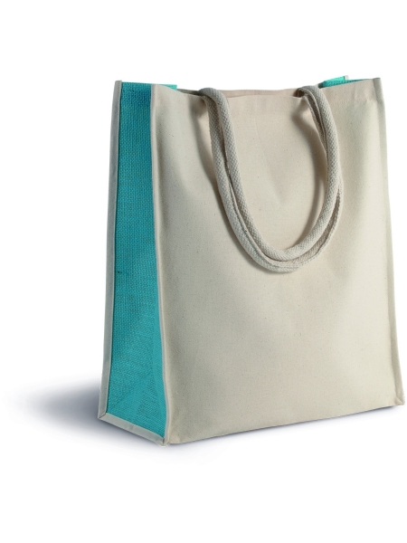 Shopping bag in cotone e tela di juta Ki-mood Conscious