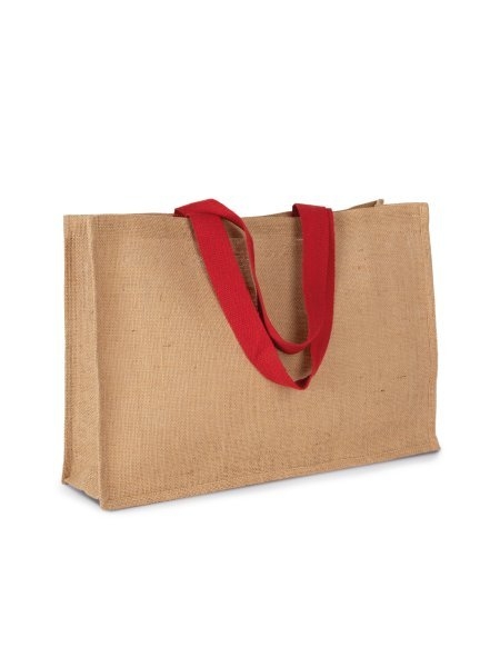 Shopper in juta 260 g/m² personalizzabile Ki-mood XL 35 L