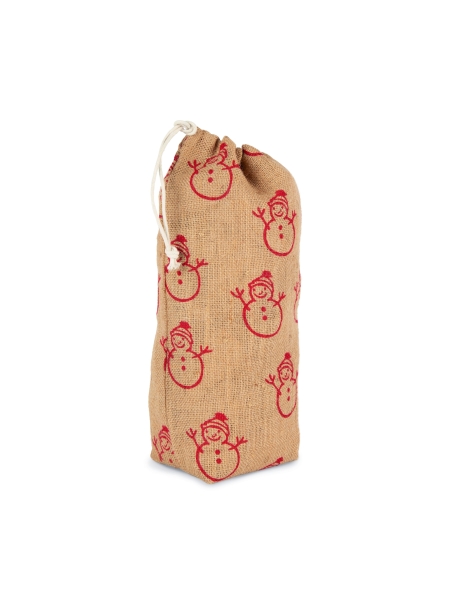 Portabottiglie personalizzato ki-mood con motivi natalizi