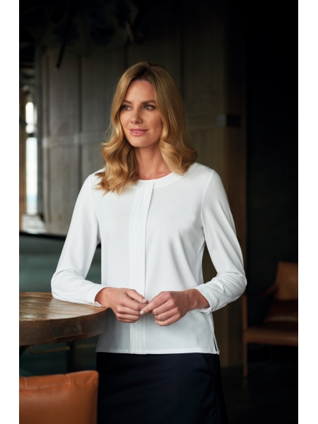 Blusa da donna 205 g/m² personalizzata Brook Taverner Crepe de Chine Riola