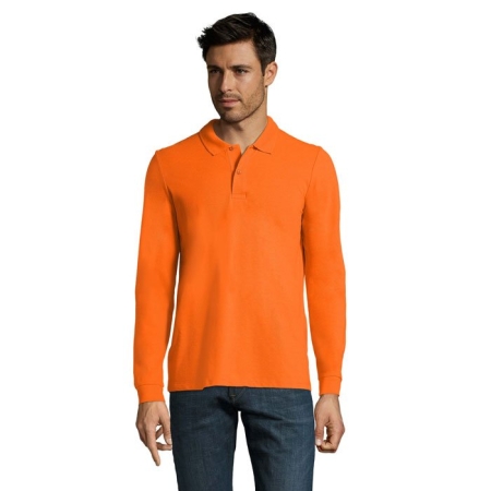 Polo manica lunga uomo Sol's Perfect 180 g/m²