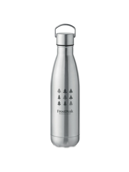 Bottiglia doppio strato in acciaio inox riciclato 500 ml