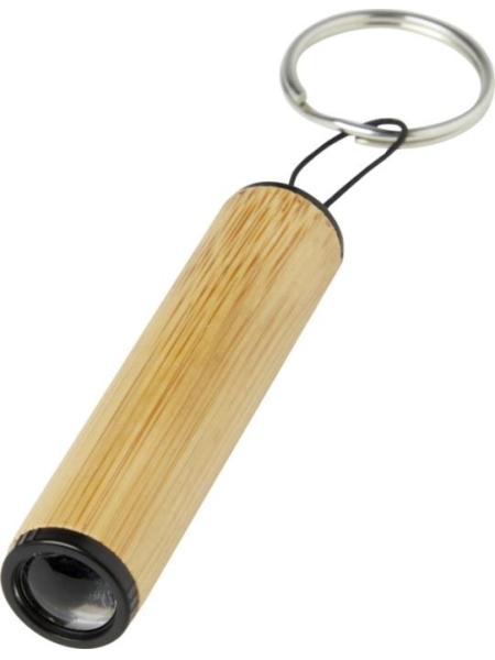 Portachiavi in bamboo con luce personalizzato Cane