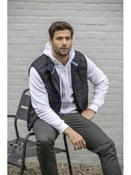 Gilet termico da uomo in materiale riciclato personalizzato Elevate Epidote