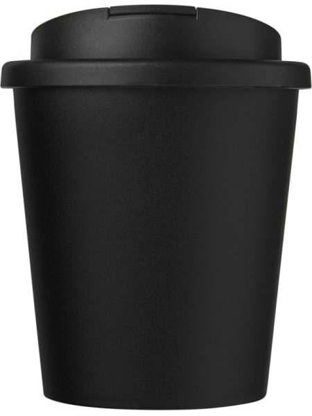 Bicchiere in plastica riciclata con coperchio a prova di perdita personalizzato Americano Espresso 250 ml