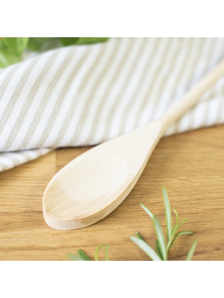 Cucchiaio in legno da cucina personalizzato con logo online
