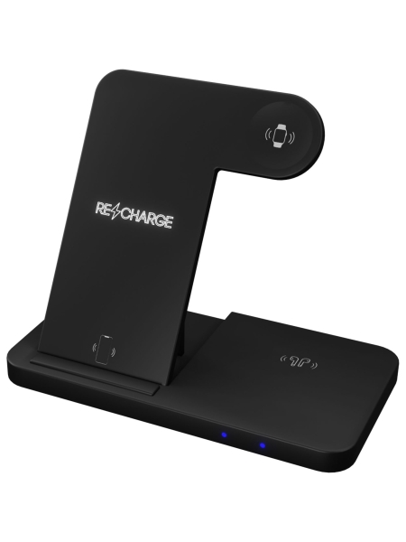 Base di ricarica wireless 3 in 1 con supporto per telefono SCX