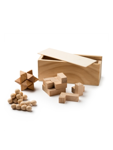 Set di tre giochi da regalare in legno Yago