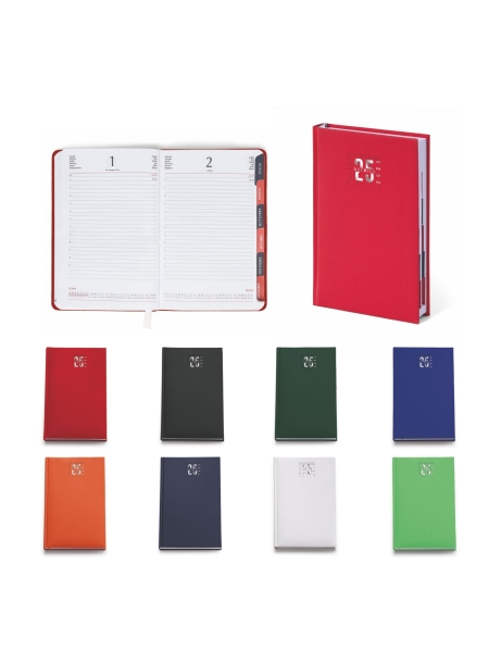 Agenda giornaliera fustellata personalizzata 11 x 17 cm