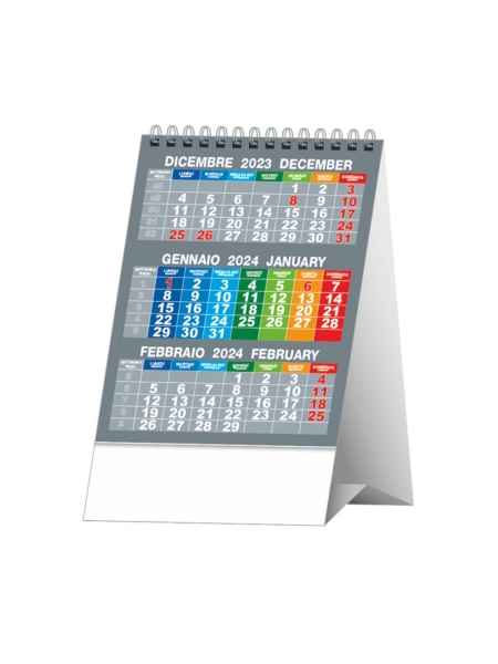 Calendario da tavolo personalizzato My Color 12,5 x 19,5 cm
