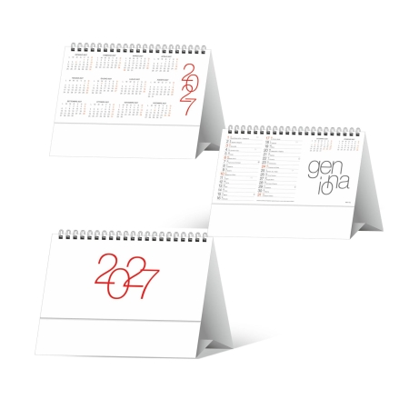Calendario da tavolo online Design 19 x 14,5 cm
