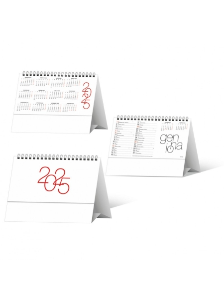 Calendario da tavolo personalizzato Design 19 x 14,5 cm