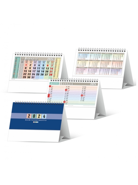 Calendario da tavolo personalizzato Multicolor 19 x 14,5 cm