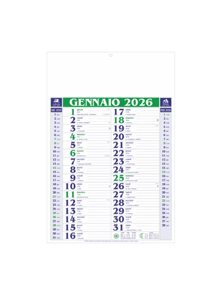 Calendario olandese personalizzato Medio 28,8 x 42 cm