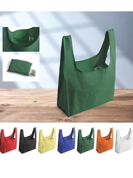 Shopper in cotone riciclato personalizzabile Rita