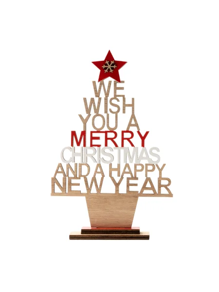 Decorazioni natalizie personalizzate albero auguri Tree