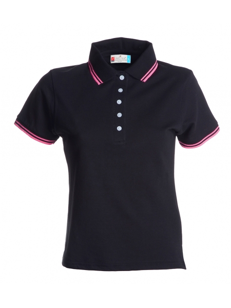 P_o_Polo-donna-manica-corta-Skipper-Lady-210-gr----Payper-nero-profilo-fucsia-neon.jpg
