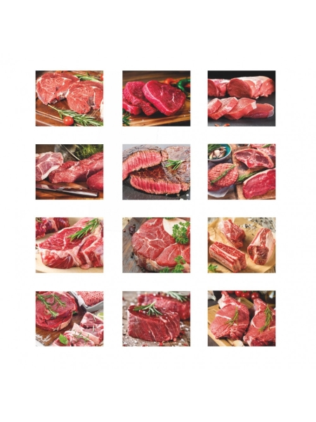 Calendario olandese personalizzato Carne 14 x 47 cm