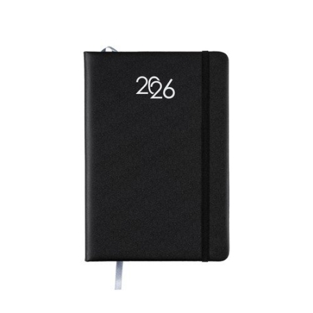 Agenda giornaliera con elastico personalizzabile 14,5x21 cm
