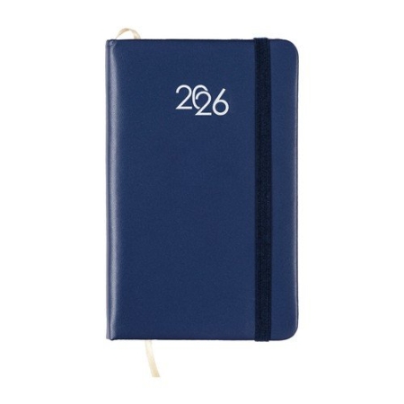 Agenda tascabile con elastico personalizzata 9 x 14 cm