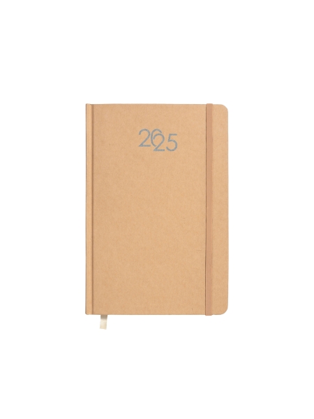 Agenda con elastico settimanale in cartoncino personalizzata 15 x 21
