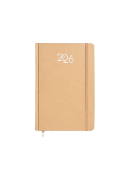 Agenda con elastico settimanale in cartoncino personalizzata 15 x 21